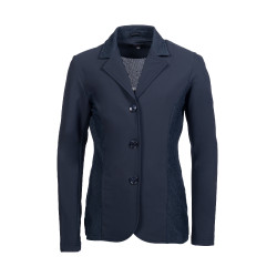 Veste de concours Hunter Kids HKM Bleu foncé