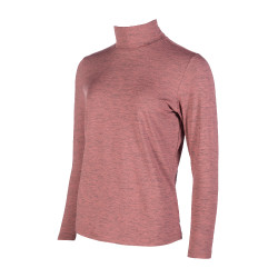 T-shirt manches longues col roulé Ruby HKM Rouille Marron