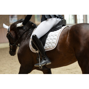 Legging HKM Lisa full seat silicone Blanc Legging HKM Lisa full seat silicone Blanc