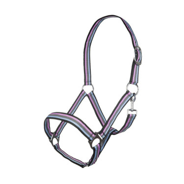 Licol Linz HKM Marron / gris / pink / bleu