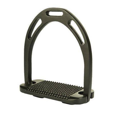 Étriers en aluminium Light HKM Noir