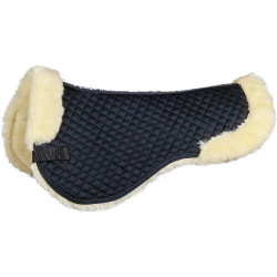 Amortisseur en mouton synthétique HKM Naturel Marron