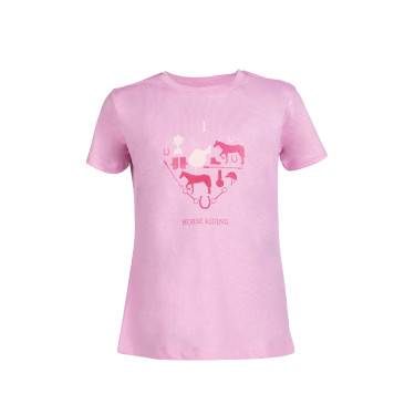 T-shirt enfants HKM I love horse riding Rose T-shirt enfants HKM I love horse riding Rose