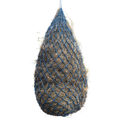 Filet à foin Melange HKM Bleu ciel / bleu foncé