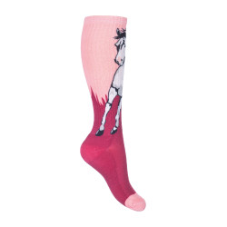 Chaussettes pour enfants Helsinki HKM Rose / lie de vin