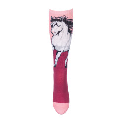 Chaussettes pour enfants Helsinki HKM Rose / lie de vin
