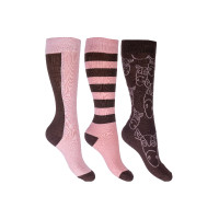 Chaussettes pour enfants Houston HKM lot de 3 Chaussettes pour enfants Houston HKM lot de 3