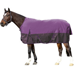 Couverture d'extérieur HKM Sacramento 600D 300g Lilas / lilas foncé Violet