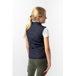Veste matelassée classique  enfant Horze Bleu foncé peacoat Veste matelassée classique  enfant Horze Bleu foncé peacoat