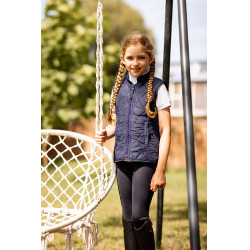 Veste matelassée classique  enfant Horze Bleu foncé peacoat Veste matelassée classique  enfant Horze Bleu foncé peacoat