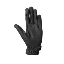 Gants d'équitation B Vertigo Laia femme avec logo imprimé Noir