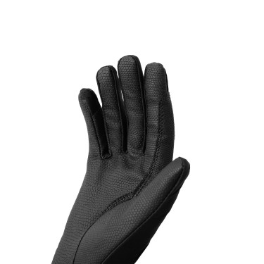 Gants d'équitation B Vertigo Laia femme avec logo imprimé Noir