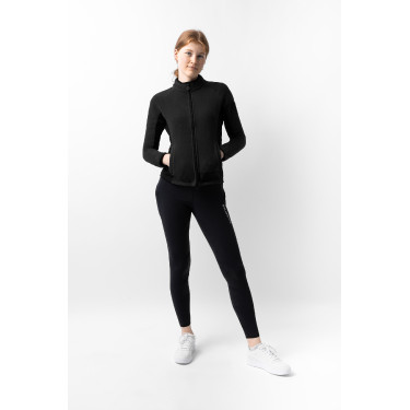 Veste d'équitation polaire stretch B Vertigo Cleo femme Noir