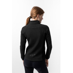 Veste d'équitation polaire stretch B Vertigo Cleo femme Noir