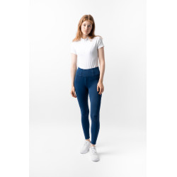 Legging thermique hybride Horze Anya full grip Deep sea blue Bleu Legging thermique hybride Horze Anya full grip Deep sea blue Bleu