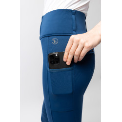 Legging thermique hybride Horze Anya full grip Deep sea blue Bleu Legging thermique hybride Horze Anya full grip Deep sea blue Bleu