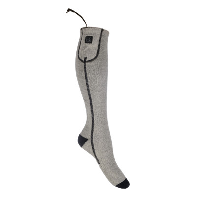 Chaussettes chauffantes HKM Keep Warm Style sans batterie Gris / noir