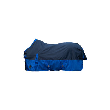 Couverture d'extérieur HKM Chester 600D doublure Lisse Marine / bleu