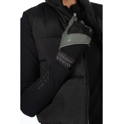 Gants HKM Livigno Noir / gris Gants HKM Livigno Noir / gris