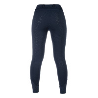 Pantalon HKM chauffant Comfort Style 1/1 siliconne sans batterie femme Bleu foncé Pantalon HKM chauffant Comfort Style 1/1 siliconne sans batterie femme Bleu foncé