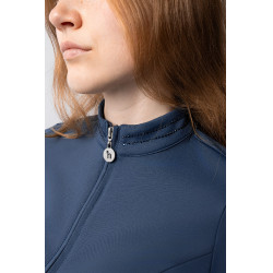 Chemise d'entraînement Horze Eloise Indigo vintage Bleu marine