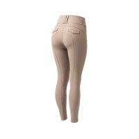 Pantalon d'équitation femme B Vertigo thermique grip intégral Enya Brun boue