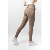Pantalon d'équitation femme B Vertigo thermique grip intégral Enya Brun boue Beige Pantalon d'équitation femme B Vertigo thermique grip intégral Enya Brun boue Beige