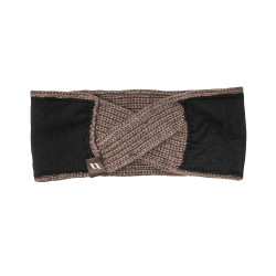 Bandeau Back on Track Nora en laine torsadée Marron