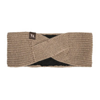 Bandeau Back on Track Nora en laine torsadée Beige clair Bandeau Back on Track Nora en laine torsadée Beige clair