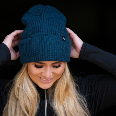 Bonnet Back on Track Ava en laine avec revers Bonnet Back on Track Ava en laine avec revers