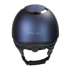 Casque EQ3 Pardus Smooth Top avec molette Back on Track Bleu pailleté Casque EQ3 Pardus Smooth Top avec molette Back on Track Bleu pailleté