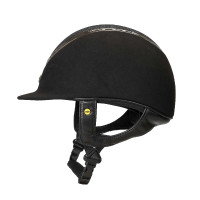 Casque EQ3 Pardus Microfibre avec molette Back on Track Noir pailleté Casque EQ3 Pardus Microfibre avec molette Back on Track Noir pailleté