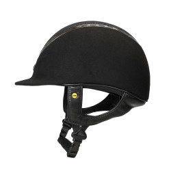 Casque EQ3 Pardus Microfibre avec molette Back on Track Noir pailleté