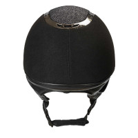 Casque EQ3 Pardus Microfibre avec molette Back on Track Noir pailleté Casque EQ3 Pardus Microfibre avec molette Back on Track Noir pailleté