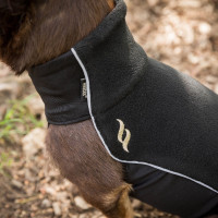 Couverture Back on Track pour chien pull-over polaire Eddie Noir Couverture Back on Track pour chien pull-over polaire Eddie Noir