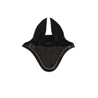 Bonnet cheval Harcour Freya Noir / noir gold