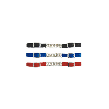 Chaînette de Muserolle en Nylon avec Chaîne Lakota Chaînette de Muserolle en Nylon avec Chaîne Lakota
