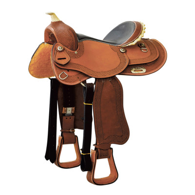 Selle Reiner Denver ronde arabe Cognac