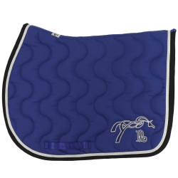 Tapis de selle Pénélope Classique Bleu roi / noir Tapis de selle Pénélope Classique Bleu roi / noir