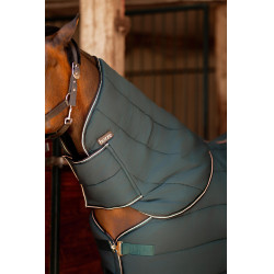 Couvre-cou pour couverture de box Glasgow poney Hoze Vert d'eau foncé