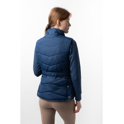 Doudoune sans manches matelassé B Vertigo Cordelia Marine titan Bleu marine