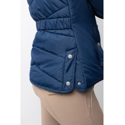Doudoune sans manches matelassé B Vertigo Cordelia Marine titan Bleu marine