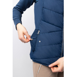 Doudoune sans manches matelassé B Vertigo Cordelia Marine titan Bleu marine