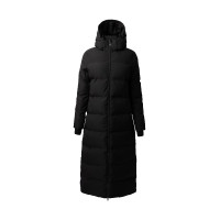 Manteau long Paloma matelassé femme Horze Noir caviar