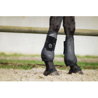 Guêtres et protège-boulets Je t'aime Equithème Noir Guêtres et protège-boulets Je t'aime Equithème Noir