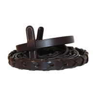 Rênes bredies Canter Marron