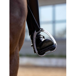 Étriers LeMieux Vector Balance Carbon / argent Gris Étriers LeMieux Vector Balance Carbon / argent Gris