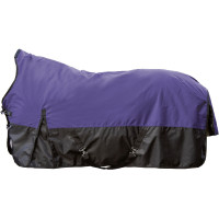 Couverture HKM highneck Pittsburgh 600D 300g Lilas / noir
