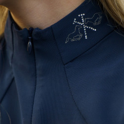 Polo de concours enfant HV Polo Laluna Marine Bleu marine