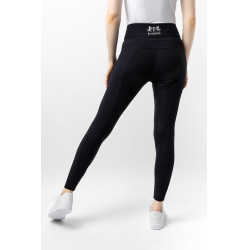 Pantalon d'équitation thermique Fond intégral Silicone Justine femme B Vertigo Noir Pantalon d'équitation thermique Fond intégral Silicone Justine femme B Vertigo Noir